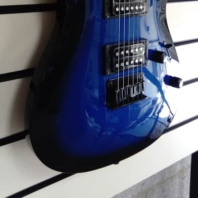 Ibanez GS221-MBS GIO 200 S Series HH Electric Guitar Metallic Blue Sunburst image 1