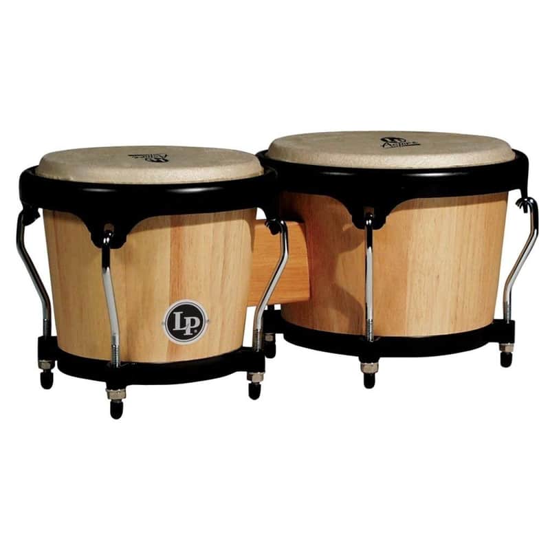 LP ASPIRE Series Wood Bongos Natural LPA601-AW image 1