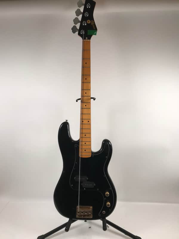 Series 10 Black Bass Guitar w/ Hard Case image 1