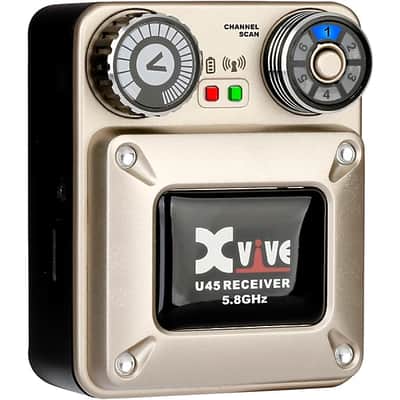 Xvive U45 In Ear Wireless System and T9 In Ear Monitors (5.8GHz) 2025 - Gold image 12