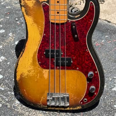 Fender Precision Bass 1971 - ultra rare beat sweet example w/an "A" width Maple Neck ! image 1