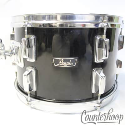 *Pearl Wood-Fiberglass Drum Set 22,12,13,16 Jet Black Japan 70s Mahogany Shells* image 24