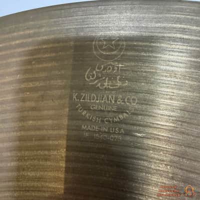 RARE!! Zildjian K 22” Pre-Aged Dry Light Ride Cymbal image 4