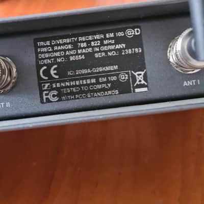 Sennheiser Sennheiser EW 100 G2 Bodypack Transmitter | 790–822 MHz | 3.5mm Mic Input | Professional Wireless Sender image 7