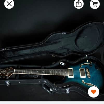 PRS SE Hollowbody II Piezo 2024 - Peacock Blue image 6