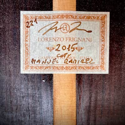 Lorenzo Frignani 1910 Manuel Ramirez copy 2015 - Shellac, French polish image 8