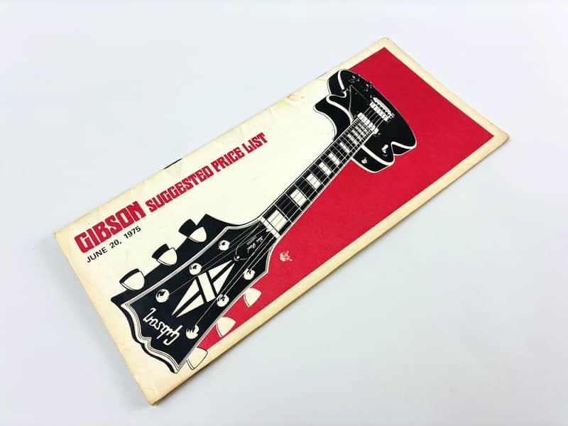 Gibson Suggested Price List – June 20, 1975 image 1