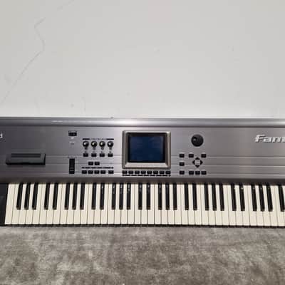 Roland Fantom - Workstation Keyboard - Silver/Black - Good w/ Soft Case, Power Cable image 2