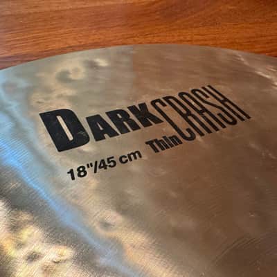 Zildjian 18" K Series Dark Thin Crash Cymbal 1993 - Present - Traditional image 2