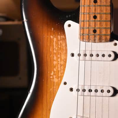 Immagine Fender Stratocaster 1955 - Sunburst - 2