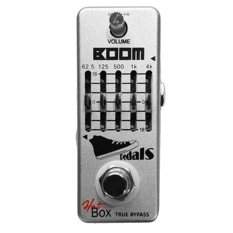 Hot Box Pedals Boom 5-band Bass Graphic Equalizer Attitude Series Pedal True Bypass image 1
