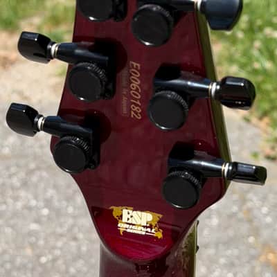 2021 ESP Original Series Horizon-III Electric Guitar W/OHSC Deep Candy Apple Red image 9