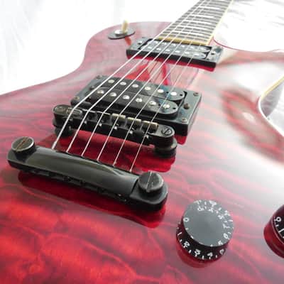 Epiphone Les Paul Classic Quilt Top 1999 Trans Red, HSC image 5