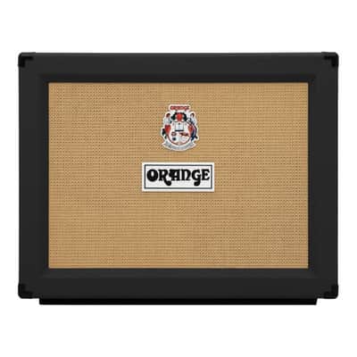 Orange 2x12 Open Back Speaker Cabinet, PPC212OB - Black image 1
