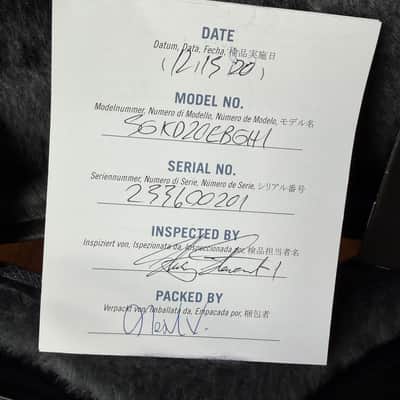2020 Gibson Kirk Douglas SG Custom - Ebony Black image 21