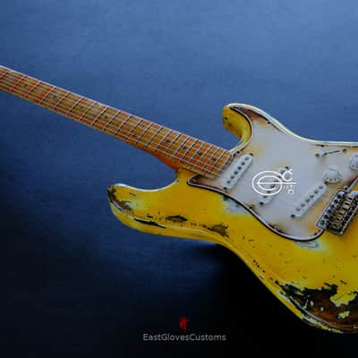 Fender Stratocaster 50th Anniversary Yellow Heavy Aged Relic (RARE) image 1