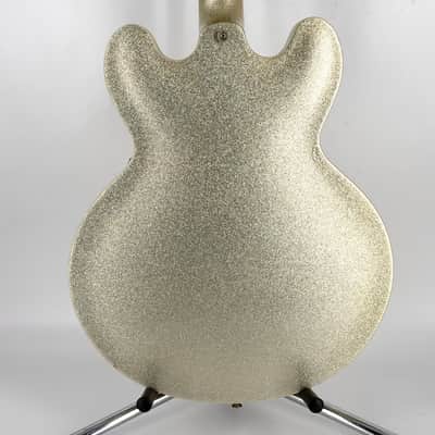 1997 Epiphone Limited Edition Riviera - Peerless Korea - Silver Sparkle image 8