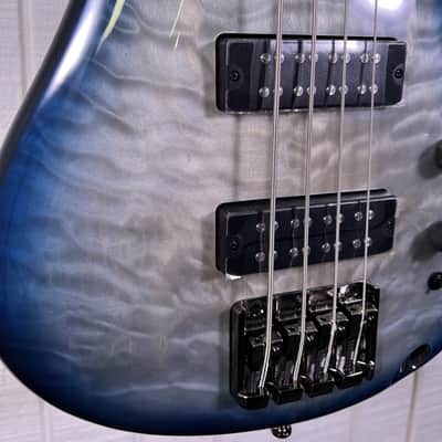 Ibanez SR400EQM Stained Cosmic Blue Starburst - Blemished image 13