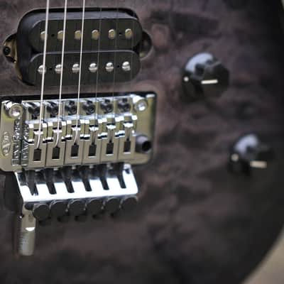 EVH Wolfgang WG Special QM, Baked Maple Fingerboard- Charcoal Burst image 9