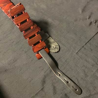 Used Revo Wooden Guitar Strap image 2
