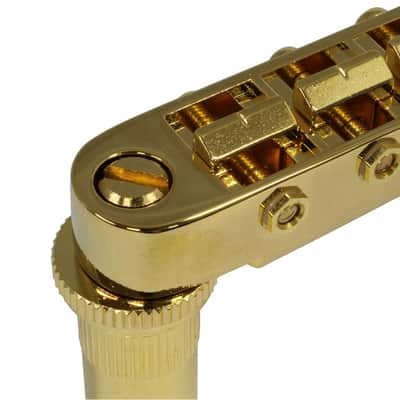 GOTOH GE103B-T Guitar Bridge with large metric posts Gold image 2