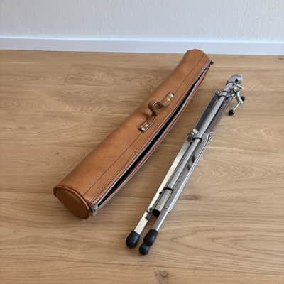 Vintage Original Hohner Piano Bass Stand with Vintage Original Leather Case! Super Rare! image 7