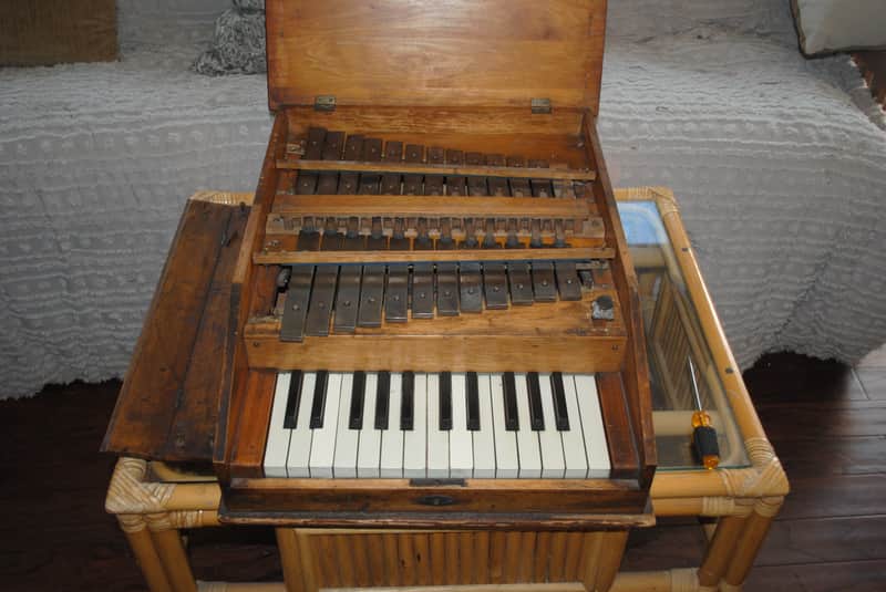 Hawkes Keyboard Glockenspiel Antique Celesta Bell Piano Celeste image 1