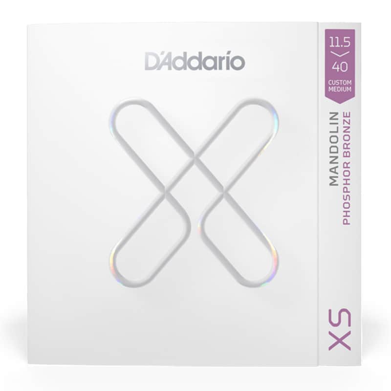 D'Addario XSM11540 Custom Medium Coated Mandolin Strings - 11.5-40 Custom Medium image 1