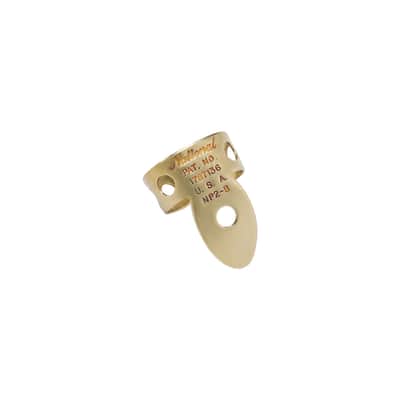 D'Addario NP2B-04 National Brass Finger Banjo or Guitar Picks - 4-Pack image 2