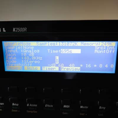 Kurzweil K2500RS Rackmount Digital Sampling Sound Module 1990s - Black