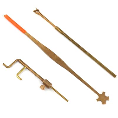 Violin Sound Post Tool Set,Violin Luthier Install Repair Tool Kit,Include S Style Sound Post Setter & 5 Pcs Violin Sound Post & Sound Post Gauge & Retriever Clip image 2