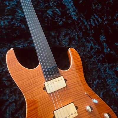 Suhr Modern Trans Amber Maple Flame image 22