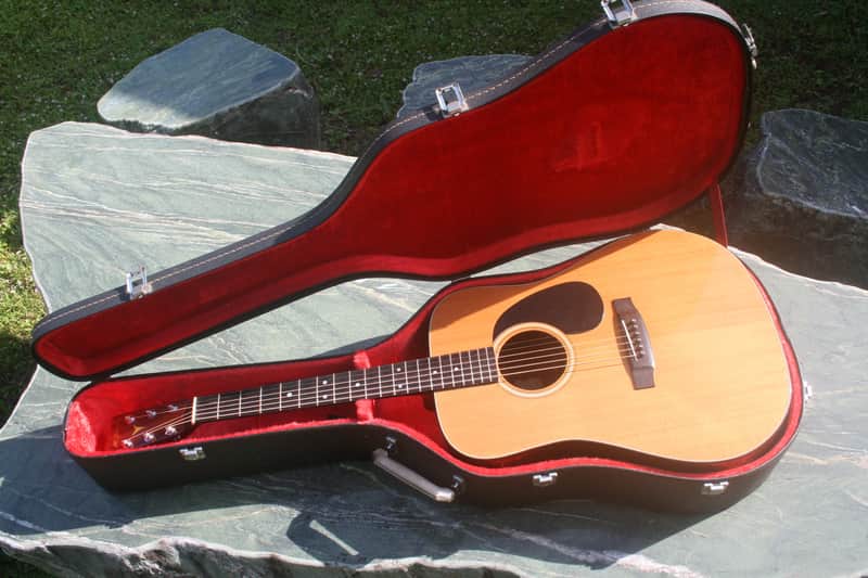 1976 Yairi D18 Replica DY18 All Solid Guitar Japan Vintage Natural+Vintage Hard Case image 1