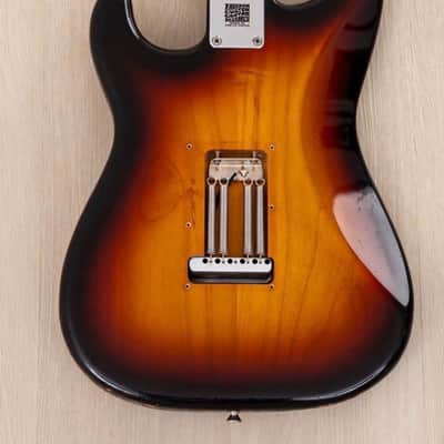 1993 Fender “ExTrad” Custom Edition '62 Stratocaster ST62-120 Sunburst Nitro w/ USA Pickups & Case, MIJ Custom Shop image 3