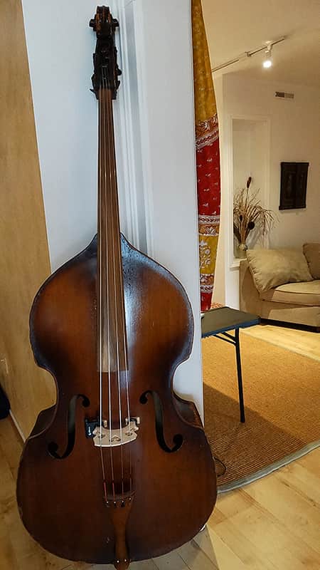 Kay C-1 Upright Bass 1953, very nice, with Realist PU, bow, bag image 1