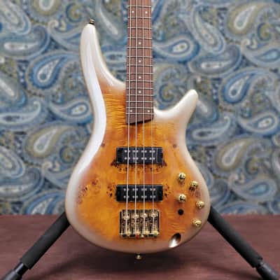 Ibanez SR400EPBDXMGU Standard 4-String Electric Bass Mars Gold Metallic Burst image 1