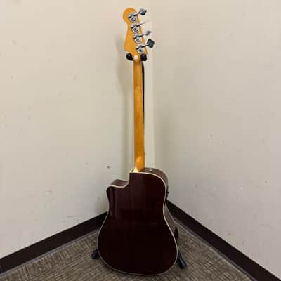 Fender Kingman Acoustic Electric Bass Sunburst w/ HSC B image 4