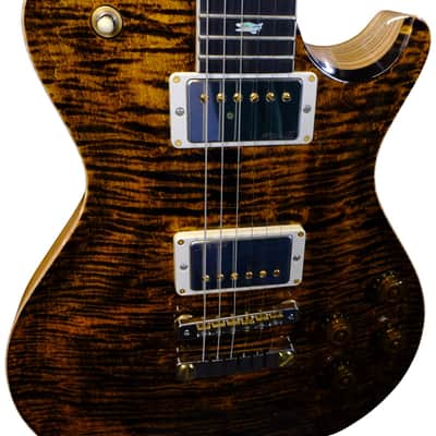 Mint PRS Wood Library McCarty 594 Singlecut Flame Maple - Yellow Tiger imagen 8