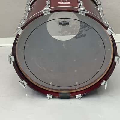 Yamaha Recording Custom 20x14 Bass Drum Cherry Made in japan image 7