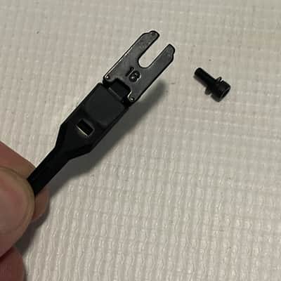 2000's Ibanez RG Series Guitar Edge 3 III Tremolo Black High E String Saddle image 3