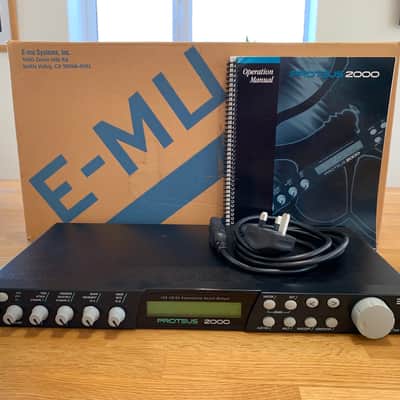 E-MU Systems Proteus 2000 Rackmount 128-Voice Sampler Module 1999 - Black
