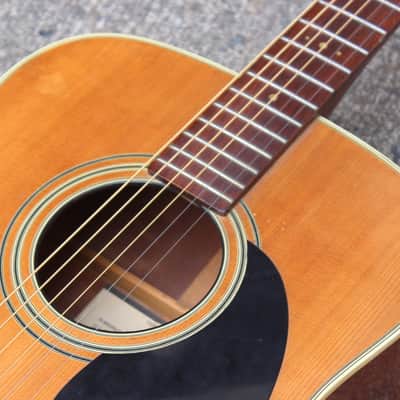 1970's Suzuki F-150 Japan Dreadnought Style Vintage Acoustic Guitar image 4