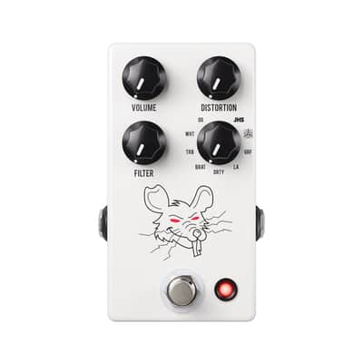 JHS PACKRAT - 9-Way RAT Distortion Pedal - WHITE
