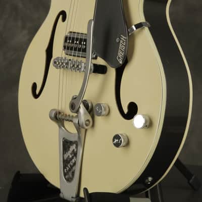 1958 Gretsch model 6187 Streamliner/Corvette added Dynasonic pickup LOTUS IVORY image 7