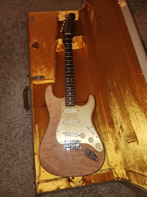 Fender Rarities Series Quilt Maple Top American Original '60s Stratocaster with Rosewood Neck 2019 - Natural image 1