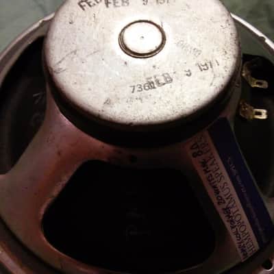 8" Guitar Speaker P.A. Speaker "Power-Vintage" tonality ! Traynor Deep 8" 1973 100% re-fabricated image 4