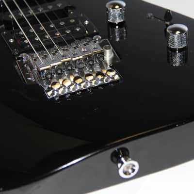 JACKSON DK2 DINKY MIJ  1996 2-Tone Black and w/tan neck image 13