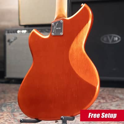 Novo Serus P2 Electric Guitar - Candy Apple Orange with Gig Bag image 2