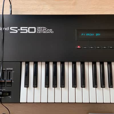 roland  s 50 sampler  1986 black