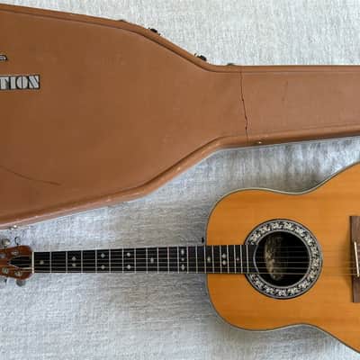 1970’s USA Ovation Balladeer Acoustic Electric Guitar Model 1112 4 + OHSC Case image 4